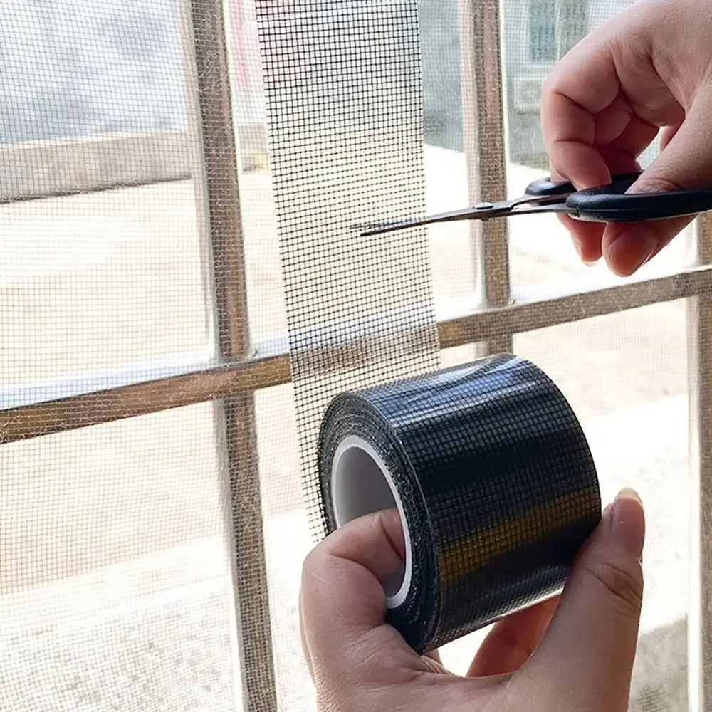Tape applied to net