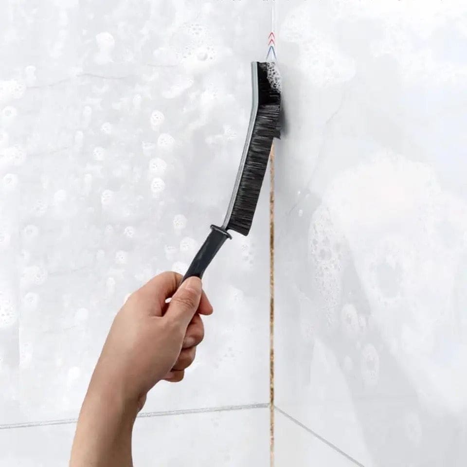 Crevice Brush cleaning tiles