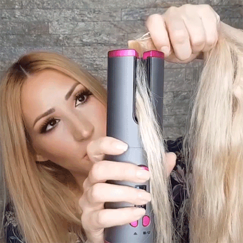 hair going in, curl coming out