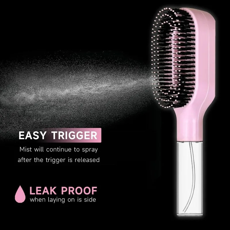 Spray button and clear handle
