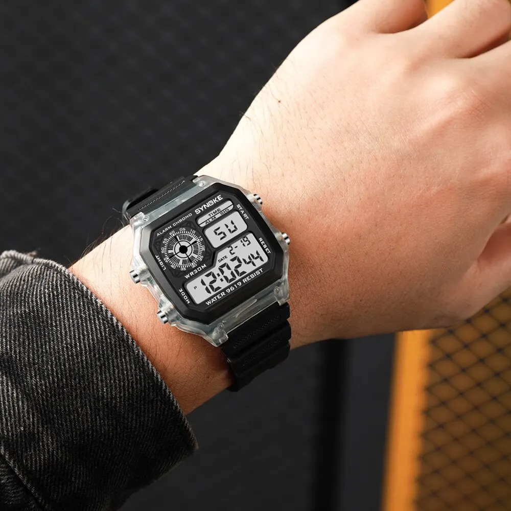 SYNOKE watch worn on wrist