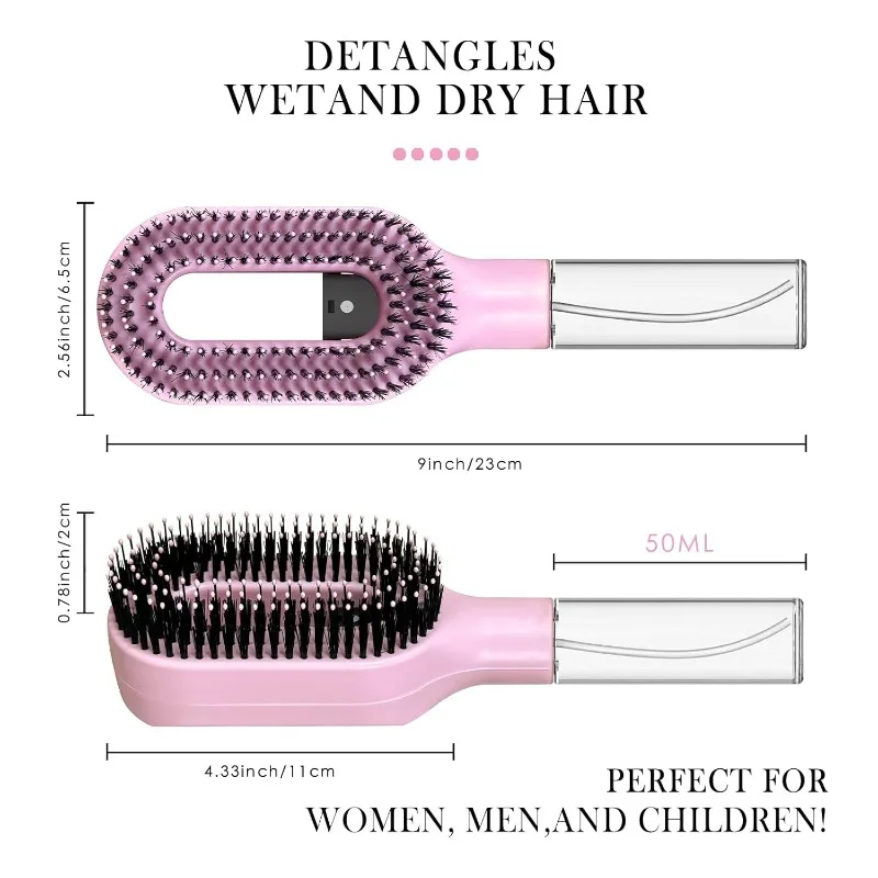 Close-up of the vented bristles