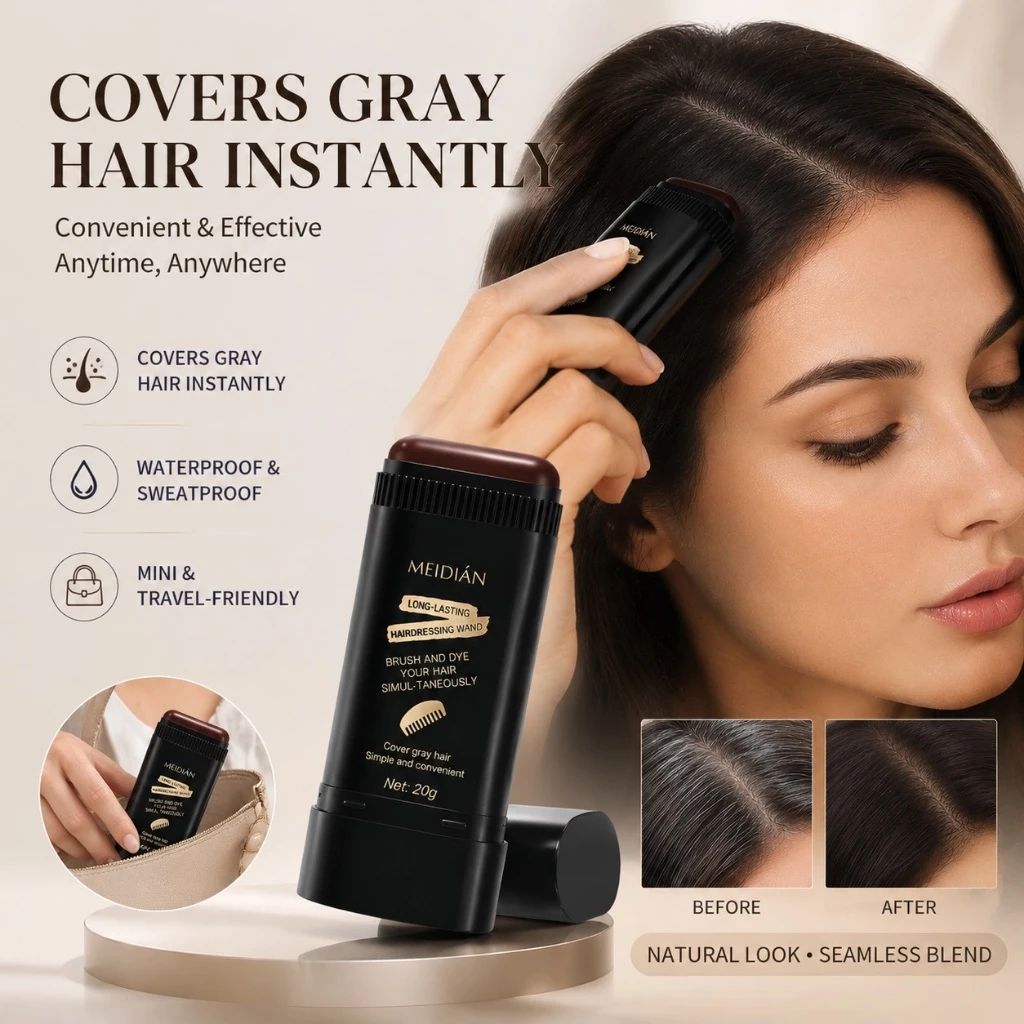 Hair Dye Comb that covers grey hair instantly